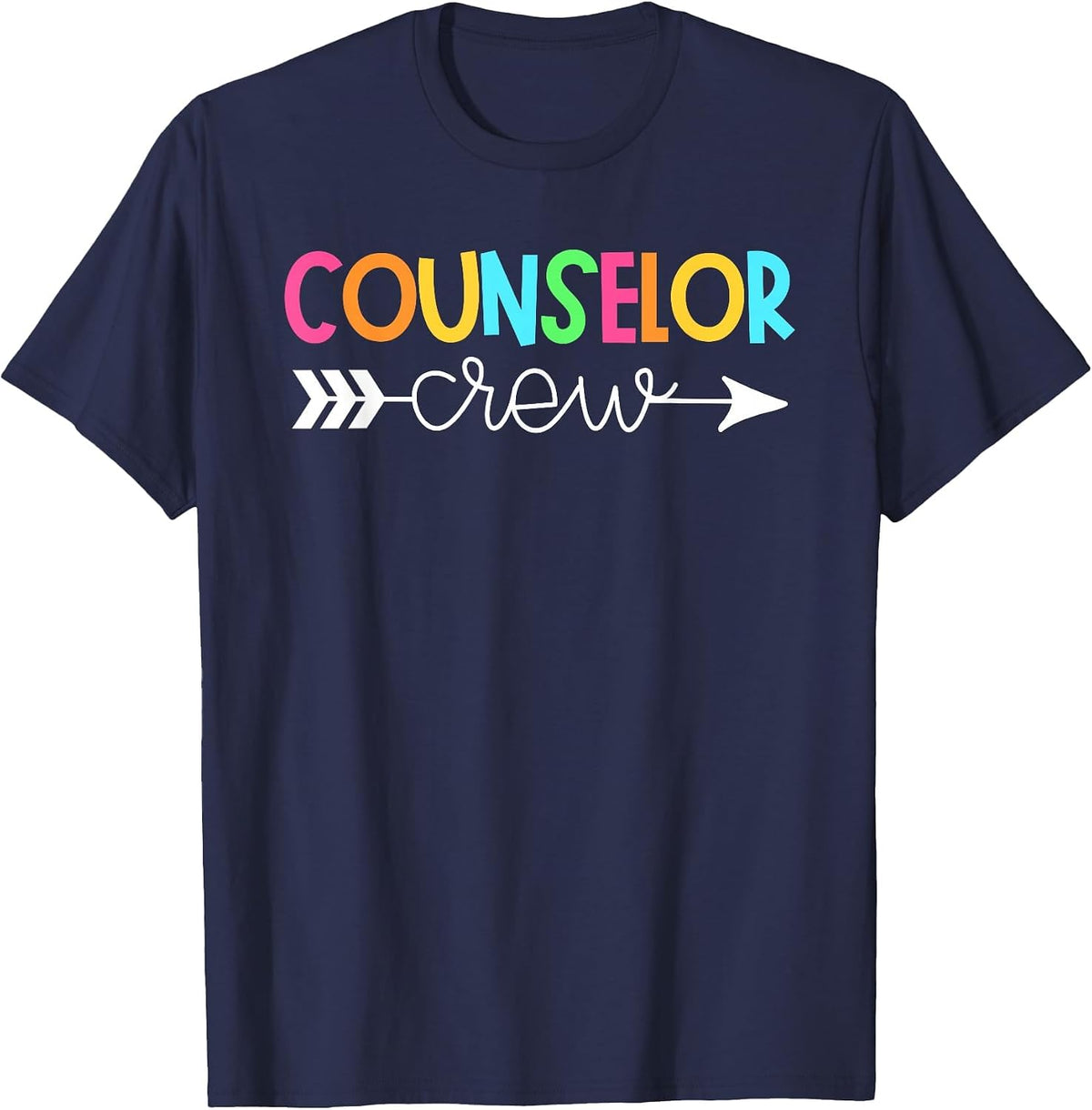 Counselor Team Shirts - Counseling Crew T-Shirt - Navy Blue