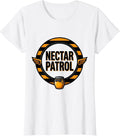 Women's Nectar Patrol Playful Halloween Bee Honey Jar Costume Humor T-Shirt - White