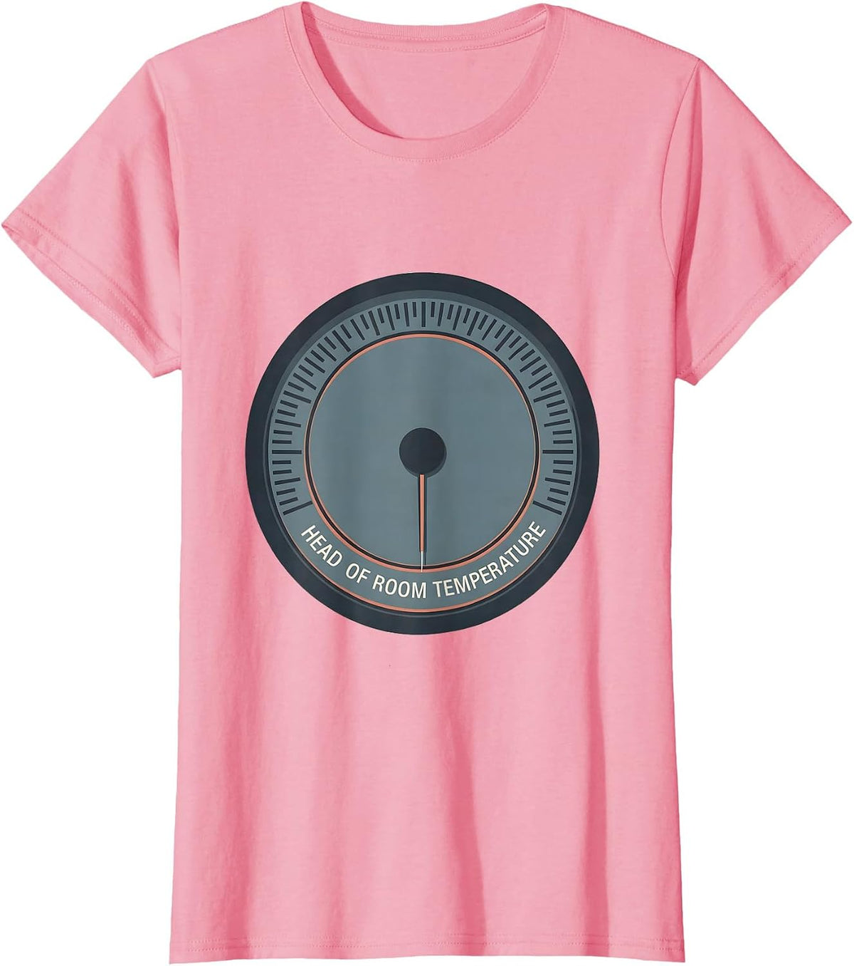 Women's Head of Room Temperature Funny School Counselor Appreciation T-Shirt - Pink