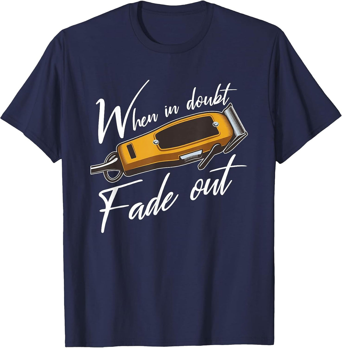Barber - Hairdresser Hairstylist Barbershop Barber T-Shirt - Navy Blue