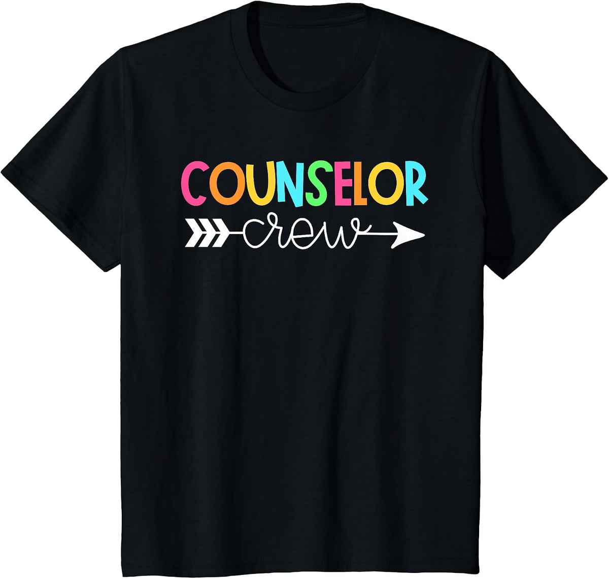 Counselor Team Shirts - Counseling Crew T-Shirt - Black