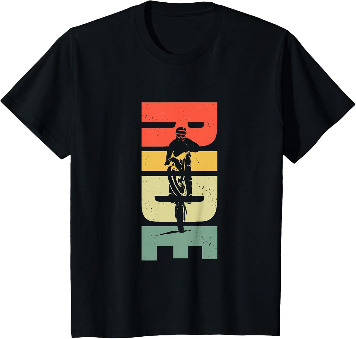 Ride Dirt Bike Motocross Apparel - Motocross Dirt Bike T-Shirt - Black