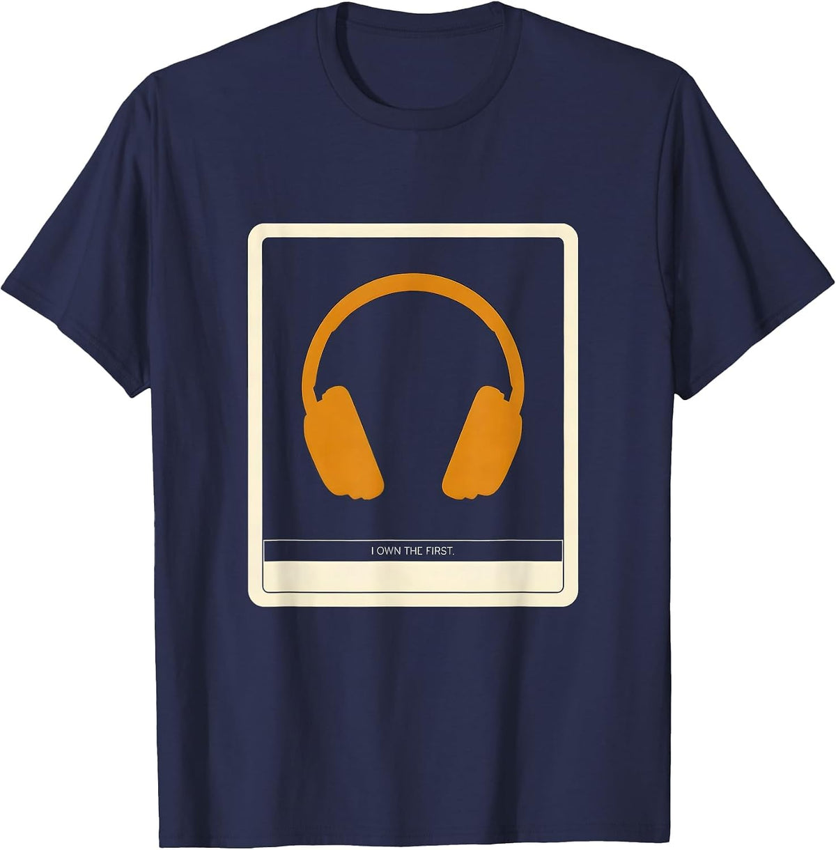 I Own The First Minimalist 911 Dispatcher Thin Yellow Line T-Shirt - Navy Blue