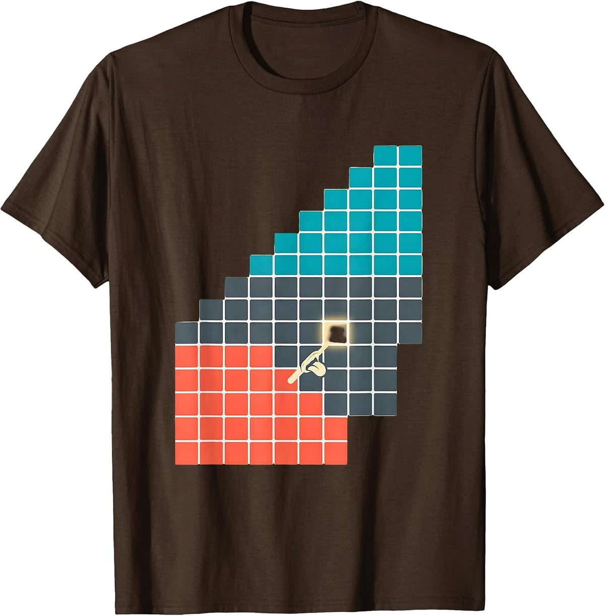 Can I Lick It Periodic Table Science Humor Teacher Gift T-Shirt - Brown