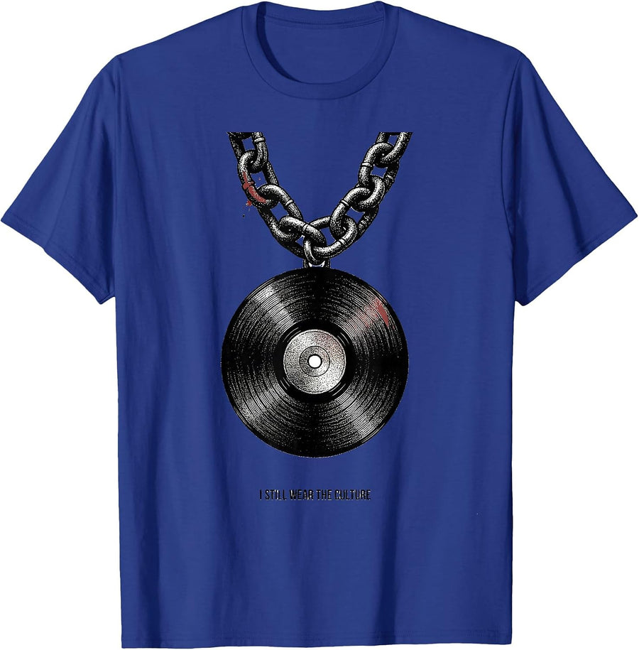 I Still Wear The Culture Monochromatic Hip Hop Nostalgia T-Shirt - Royal Blue