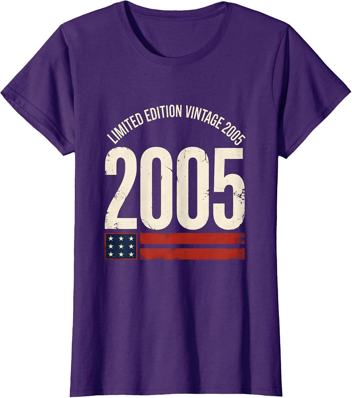 Women's LIMITED EDITION VINTAGE 2005 25th Birthday Gift Men Women 25 T-Shirt - Purple