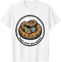 Men's Honey Rosy Boa Hazard Funny Snake Owner Reptile Humor T-Shirt - White