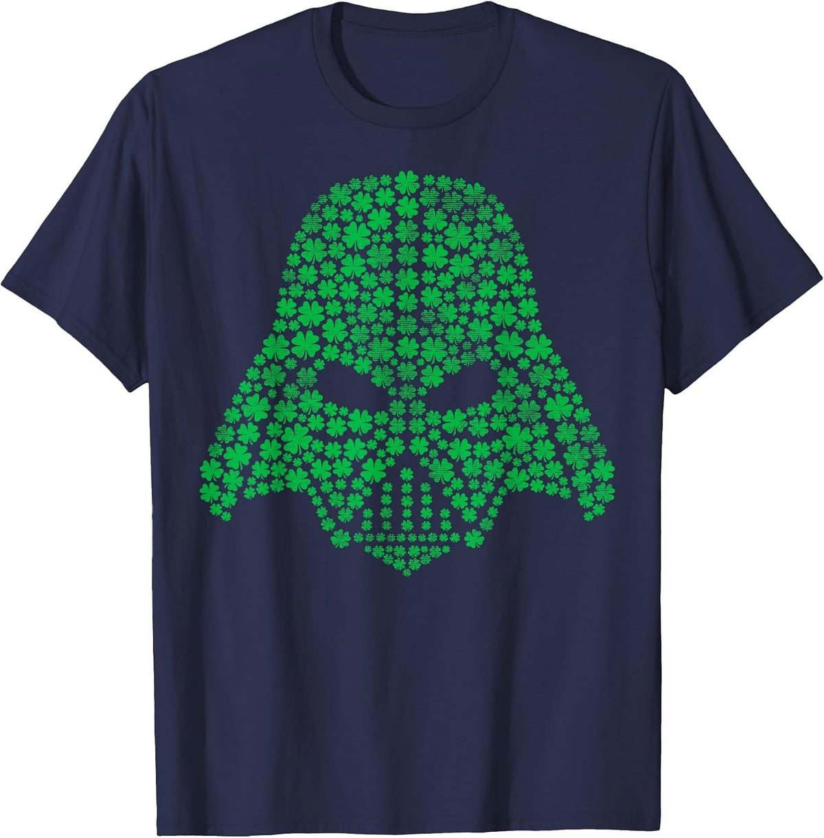 Star Wars Darth Vader Clover Saint Patrick's Graphic T-Shirt T-Shirt - Navy Blue