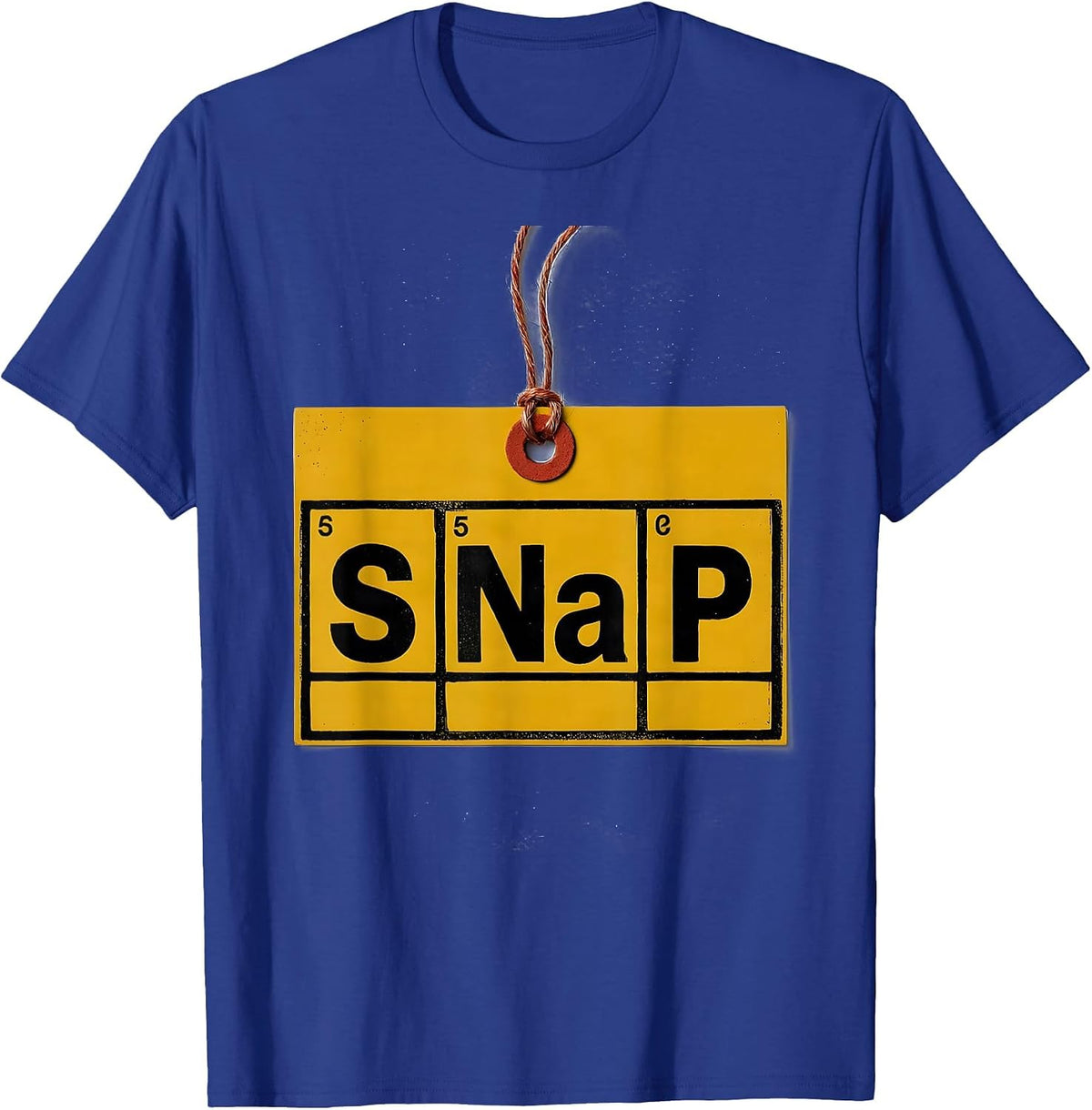 Men's SNaP Funny Chemistry Pun Science Enthusiast Gift T-Shirt - Royal Blue