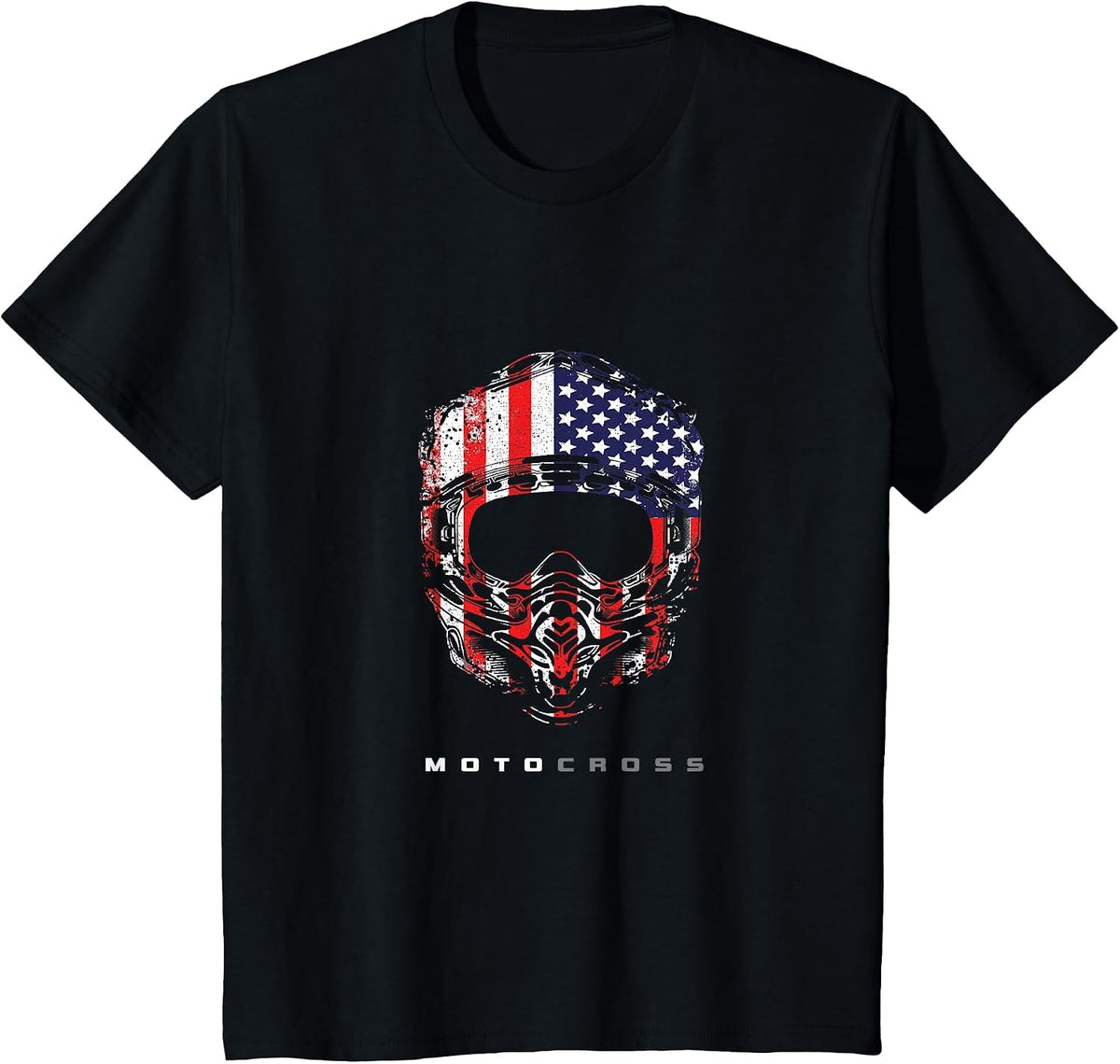American Dirt Bike Motocross Apparel - Motocross Dirt Bike T-Shirt - Black