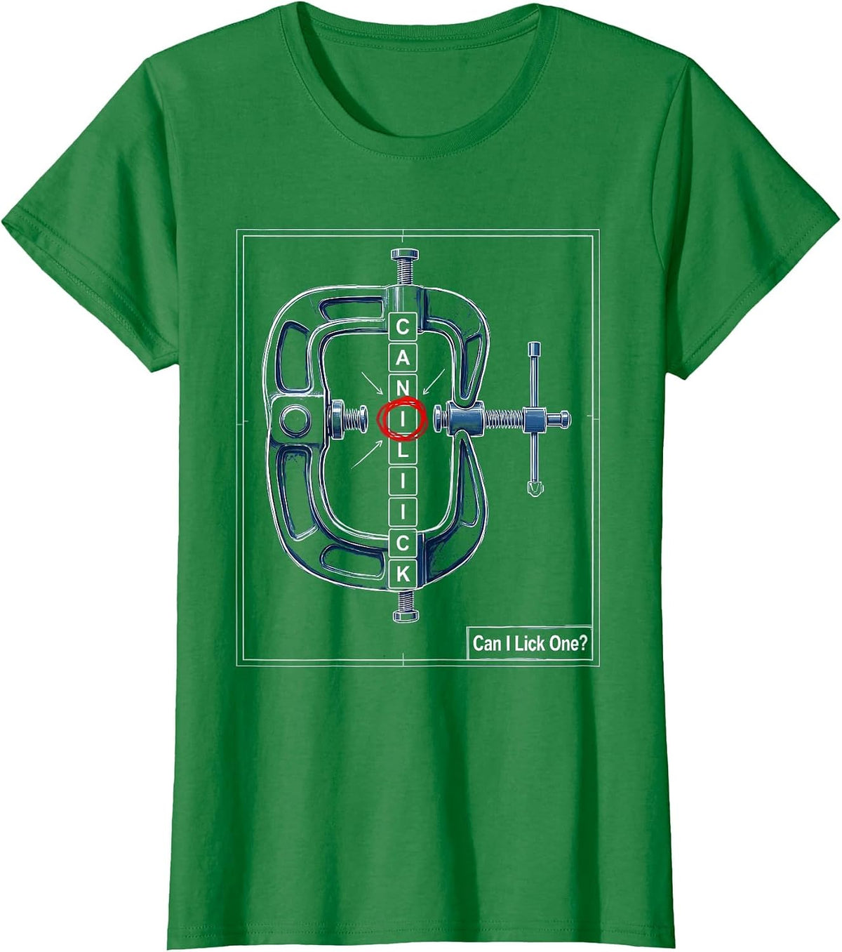 Can I Lick One Funny Periodic Table Science Teacher Gift T-Shirt - Kelly Green