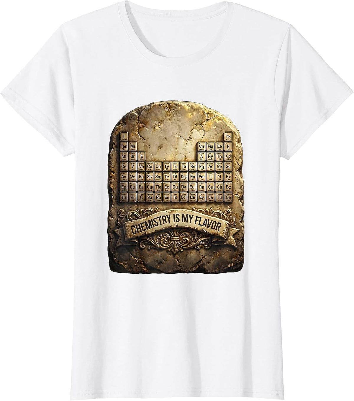 Can I Lick It Chemistry Is My Flavor Design T-Shirt - White