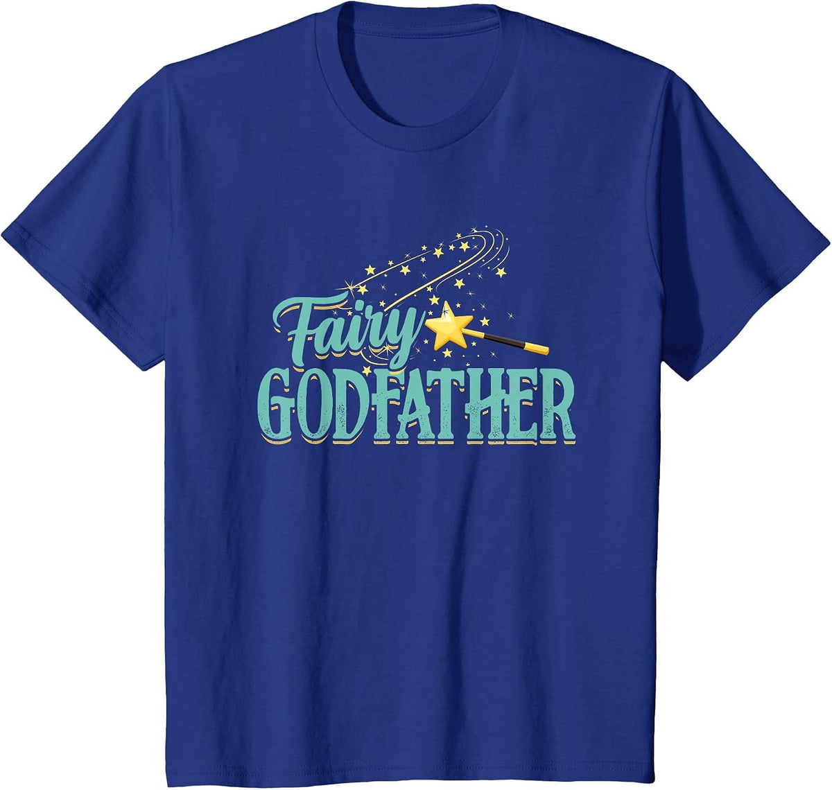 Fairy Godfather Magical Imaginary Being Fiction Fairy T-Shirt - Royal Blue