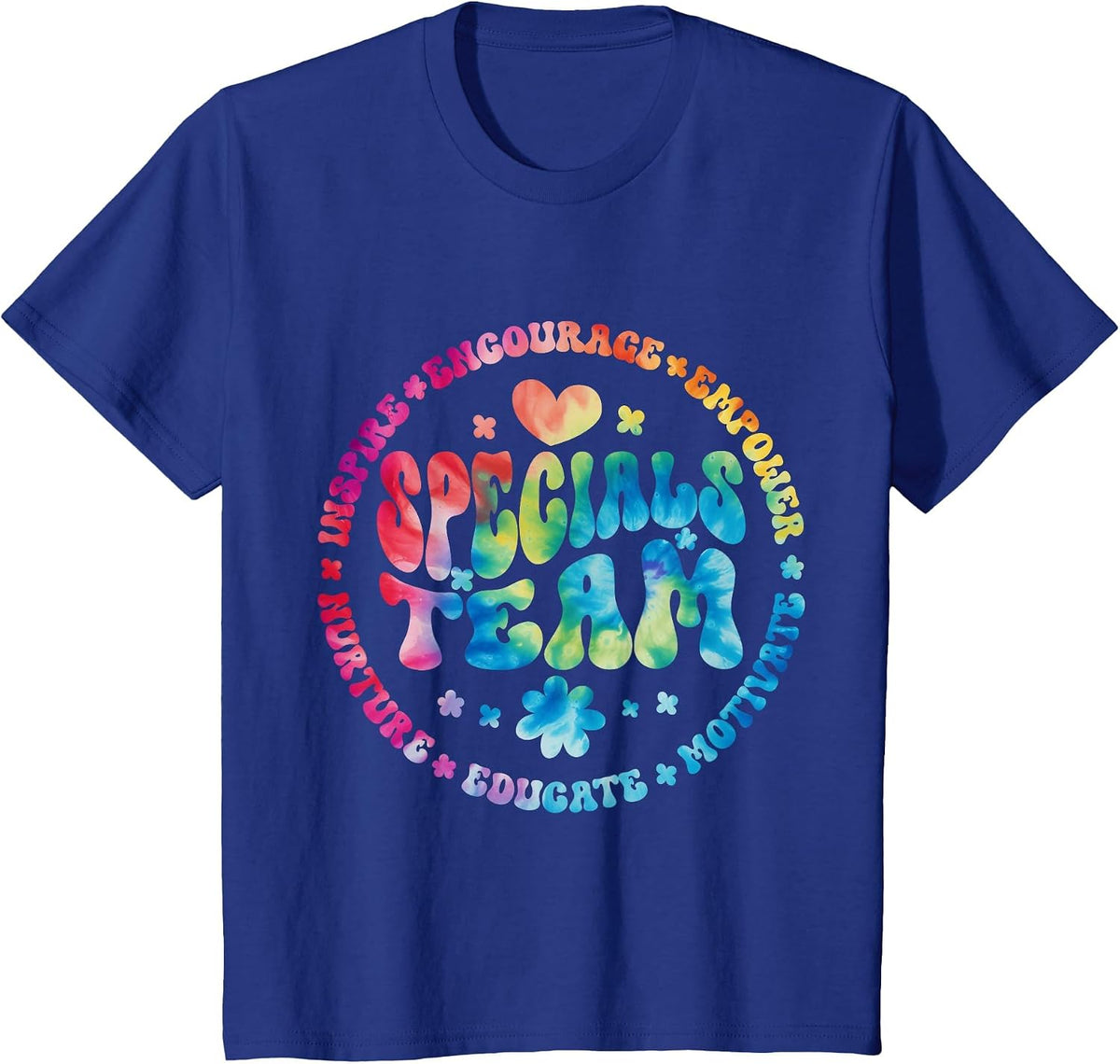 Specials Team Teacher SPED Squad Back to Primary School para T-Shirt - Royal Blue