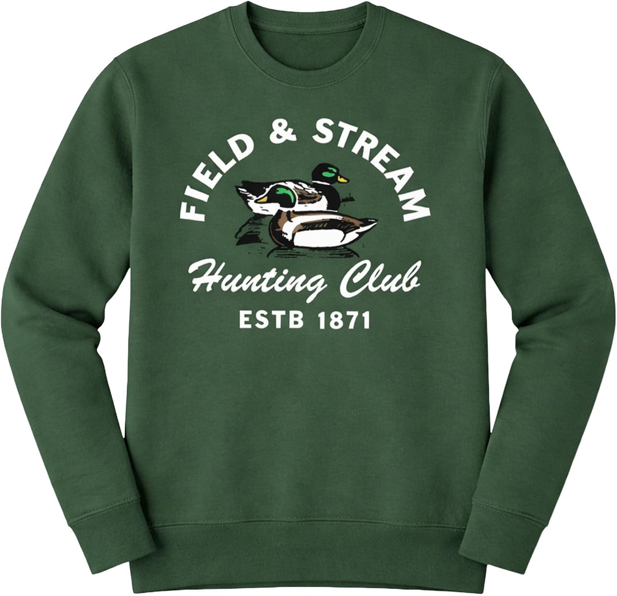 Field & Stream Men's Backstrap Crew Sweatshirt - Duck Hunting Club\/Forest