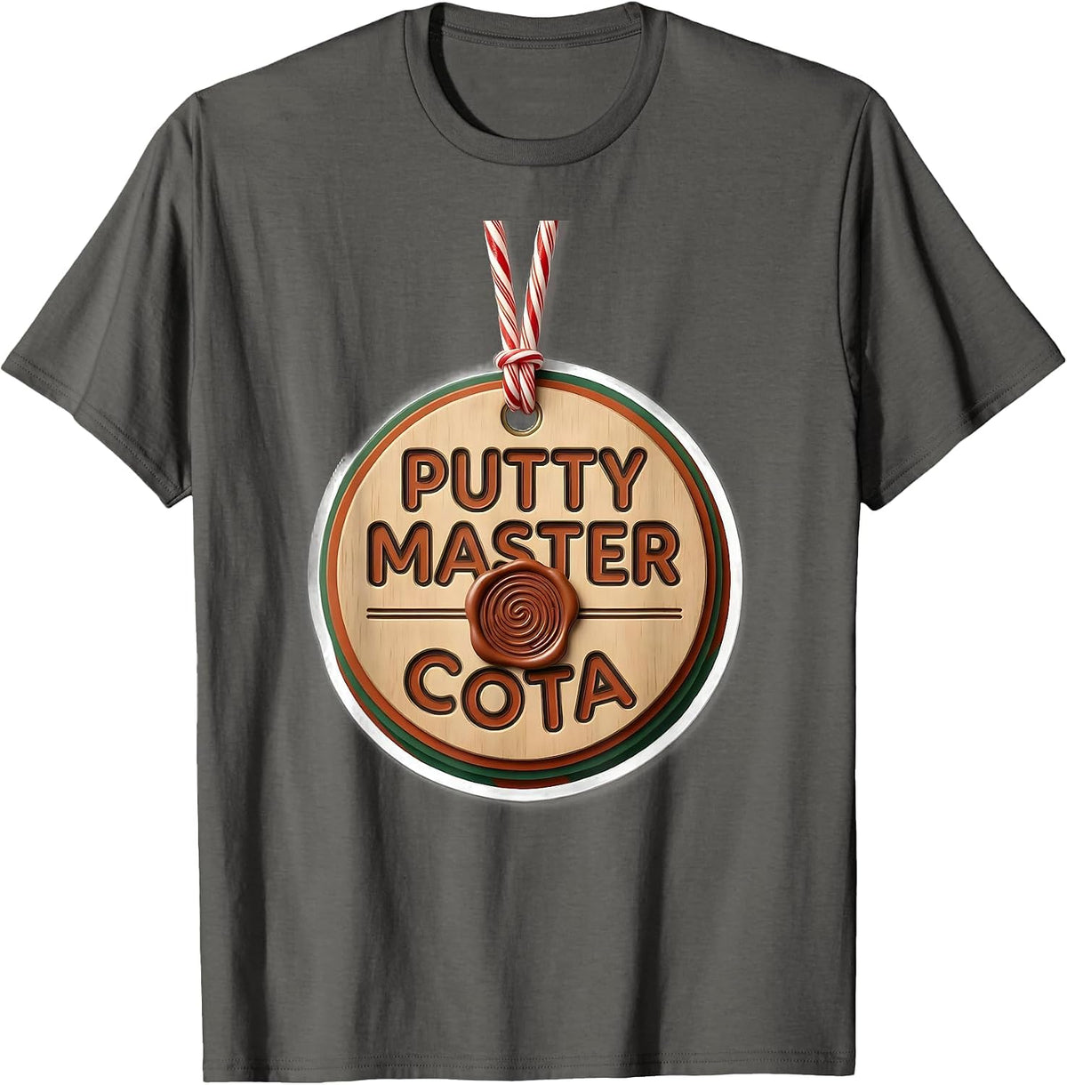 Men's Putty Master, COTA Occupational Therapist Christmas Holiday T-Shirt - Asphalt Grey
