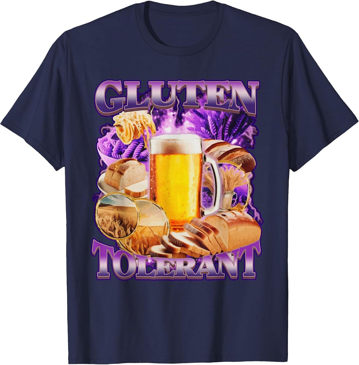 Noodles T-Shirt - Navy Blue