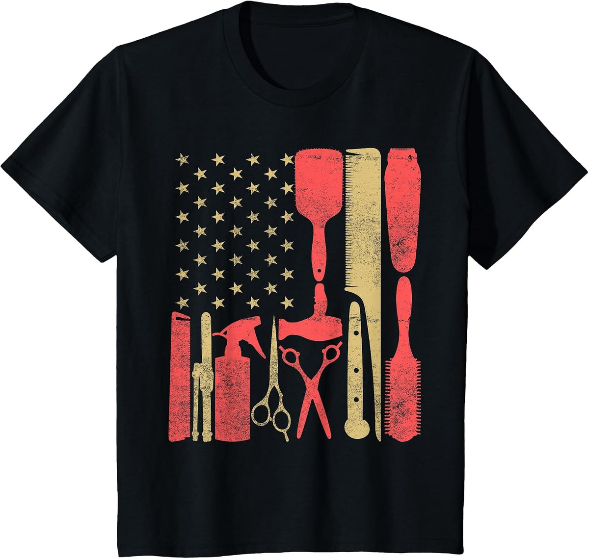 Hairdresser Hairstylist Beautician Hairdressing Hairstyling T-Shirt - Black