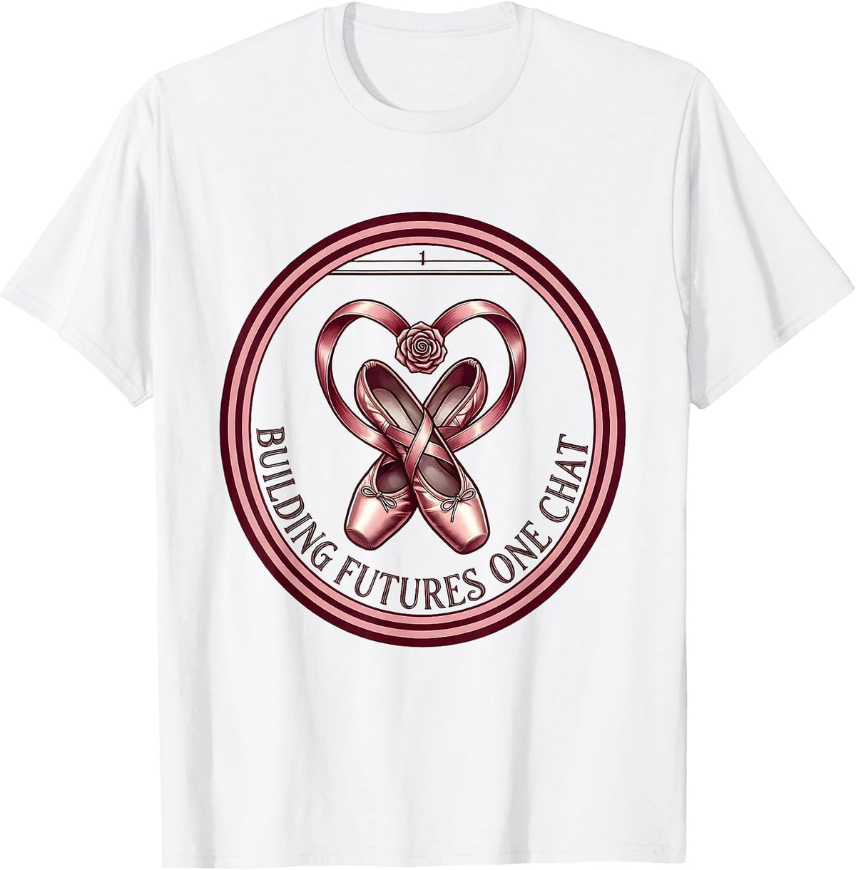 Men's Building Futures One Chat School Counselor Design T-Shirt - White