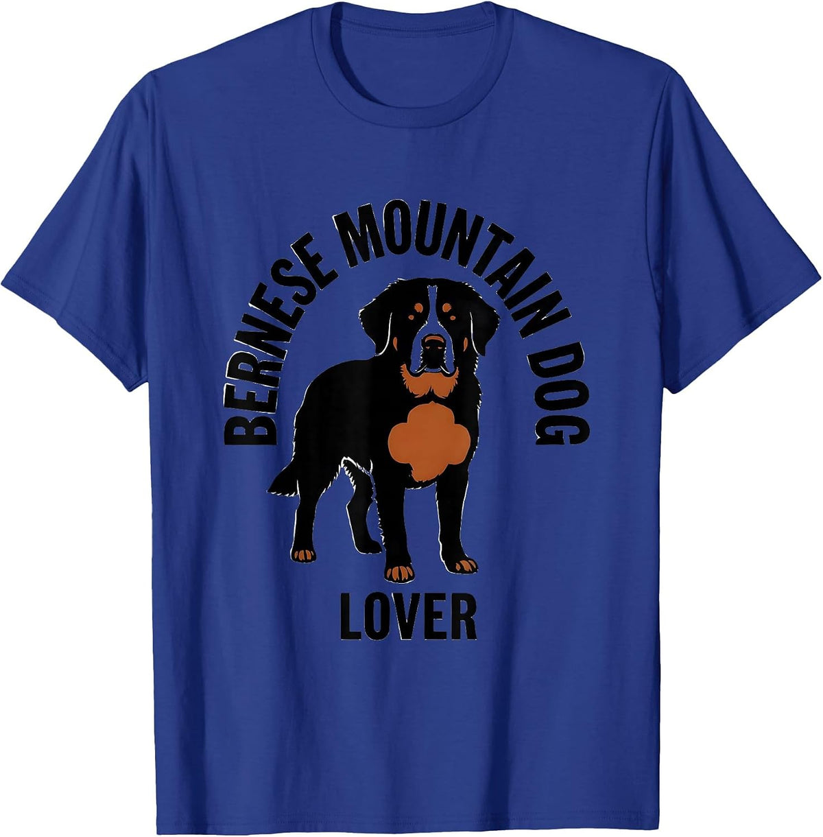 Men's Bernese Mountain Dog Lover Funny Dog Owner Humor T-Shirt - Royal Blue