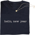 KEEP ON DREAMING Hello New Year Countdown, Festive Champagne and Confetti, Cheerful Midnight Celebration Artwork T-Shirt -