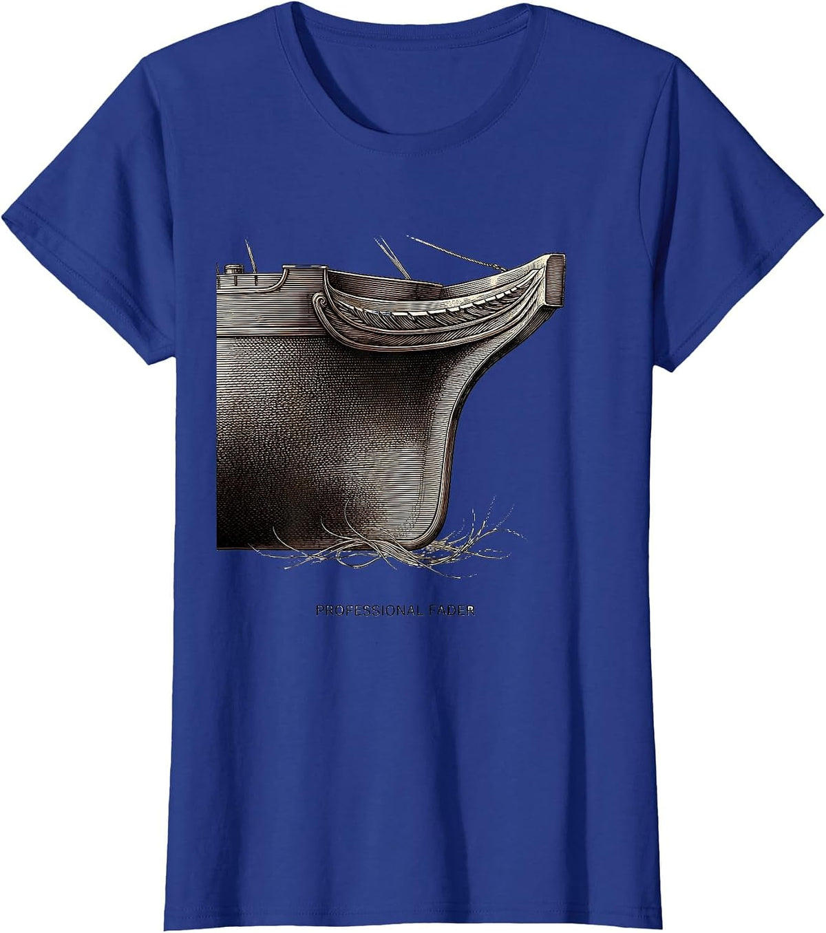 Women's Professional Fader Hairdresser Barber Humor Gift T-Shirt - Royal Blue