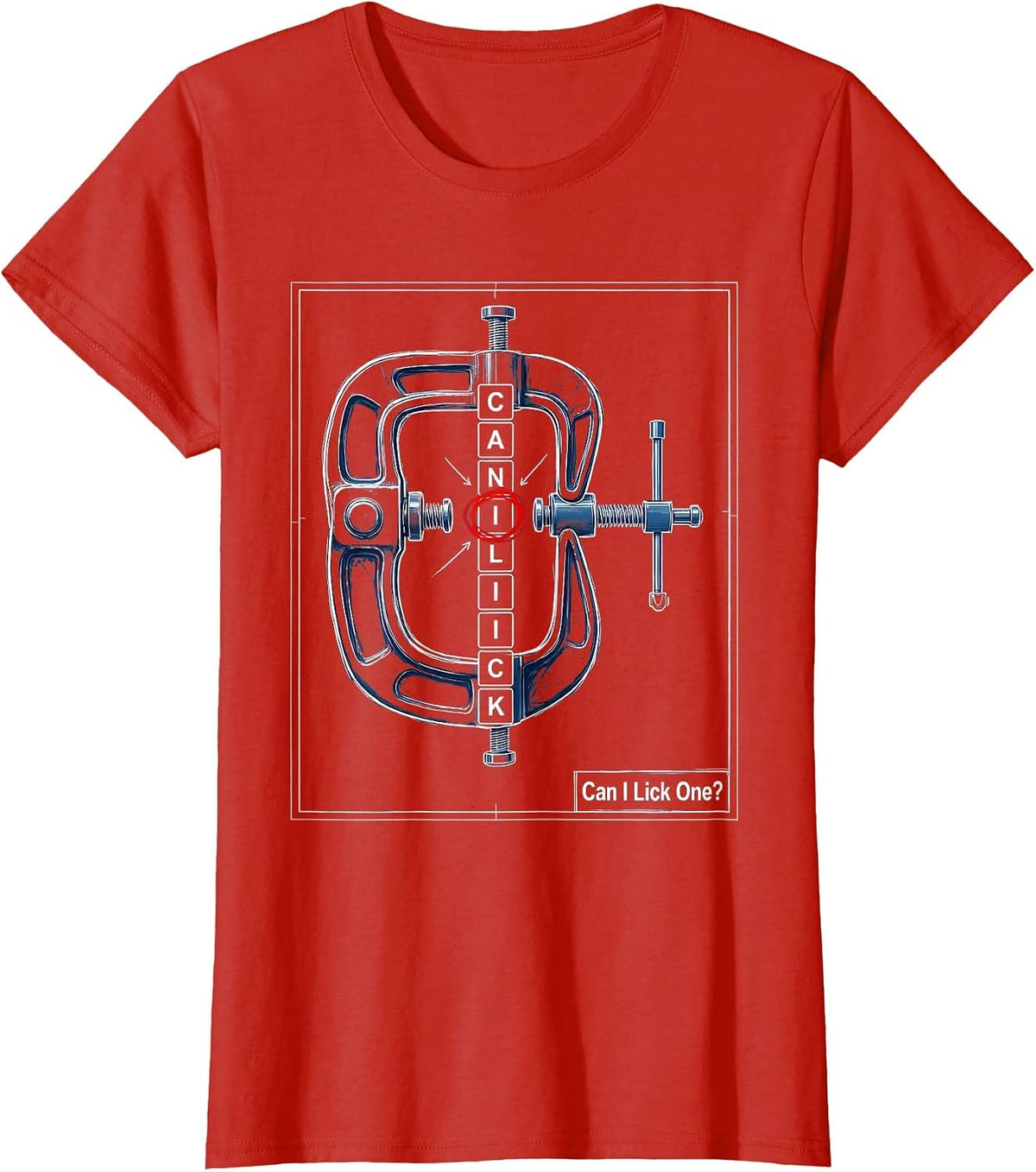 Can I Lick One Funny Periodic Table Science Teacher Gift T-Shirt - Red