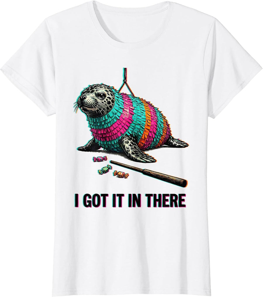 Women's I Got It In There Funny Cinco De Mayo Party Costume T-Shirt - White