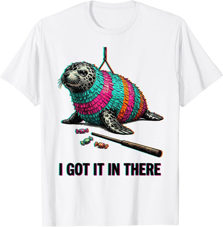 Men's I Got It In There Funny Cinco De Mayo Party Costume T-Shirt - White