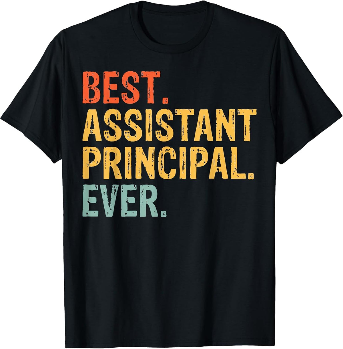 Best Assistant Principal Ever School Administration Leader T-Shirt - Black