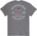 International Harvester - IH Built To Last - Mens Short Sleeve Tee - Charcoal