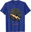 I Roll My Way Cute Hedgehog Lover Funny Animal Humor T-Shirt - Royal Blue