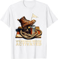 Weekend Mode Activated Labor Day Graphic T-Shirt, Men, White, X-Large - As Pictured