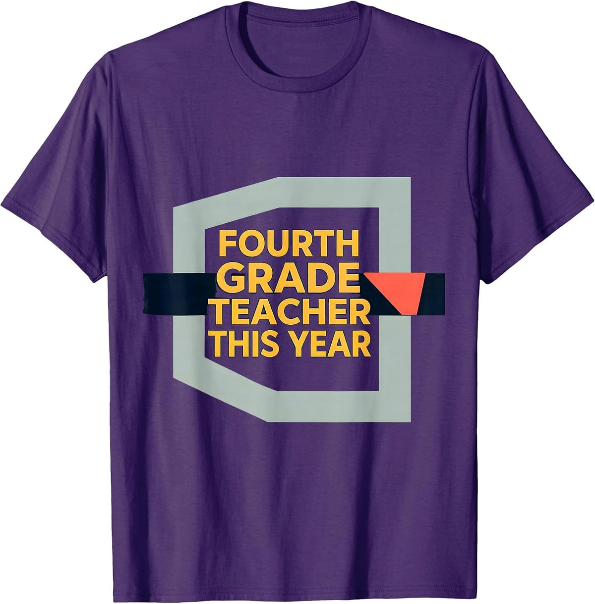 Fourth Grade Teacher This Year Wholesome Back To School Gift T-Shirt - Purple