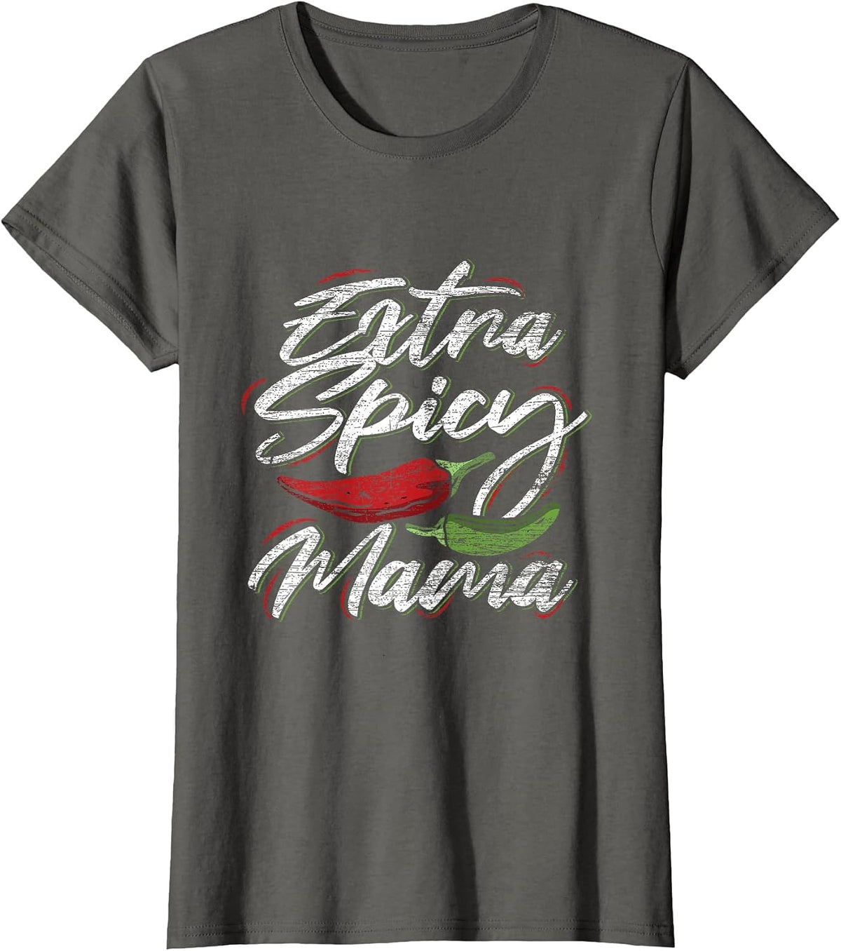 Extra Spicy Mama T-Shirt - Asphalt Grey