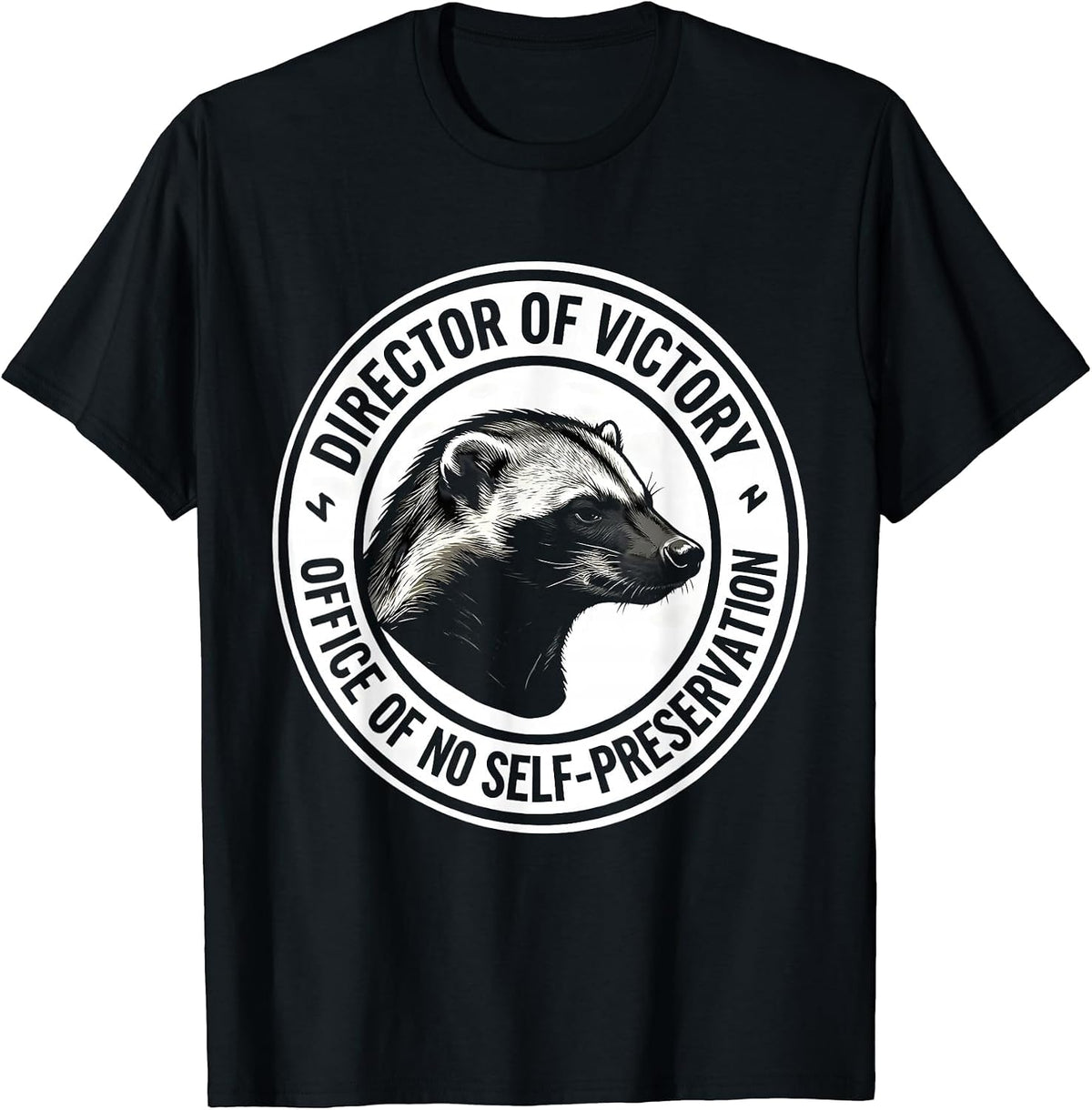 Men's Director Of Victory Office Of No Self-Preservation Funny T-Shirt - Black