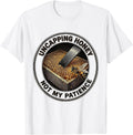Men's Uncapping Honey, Not My Patience Vintage Beekeeper Humor T-Shirt - White