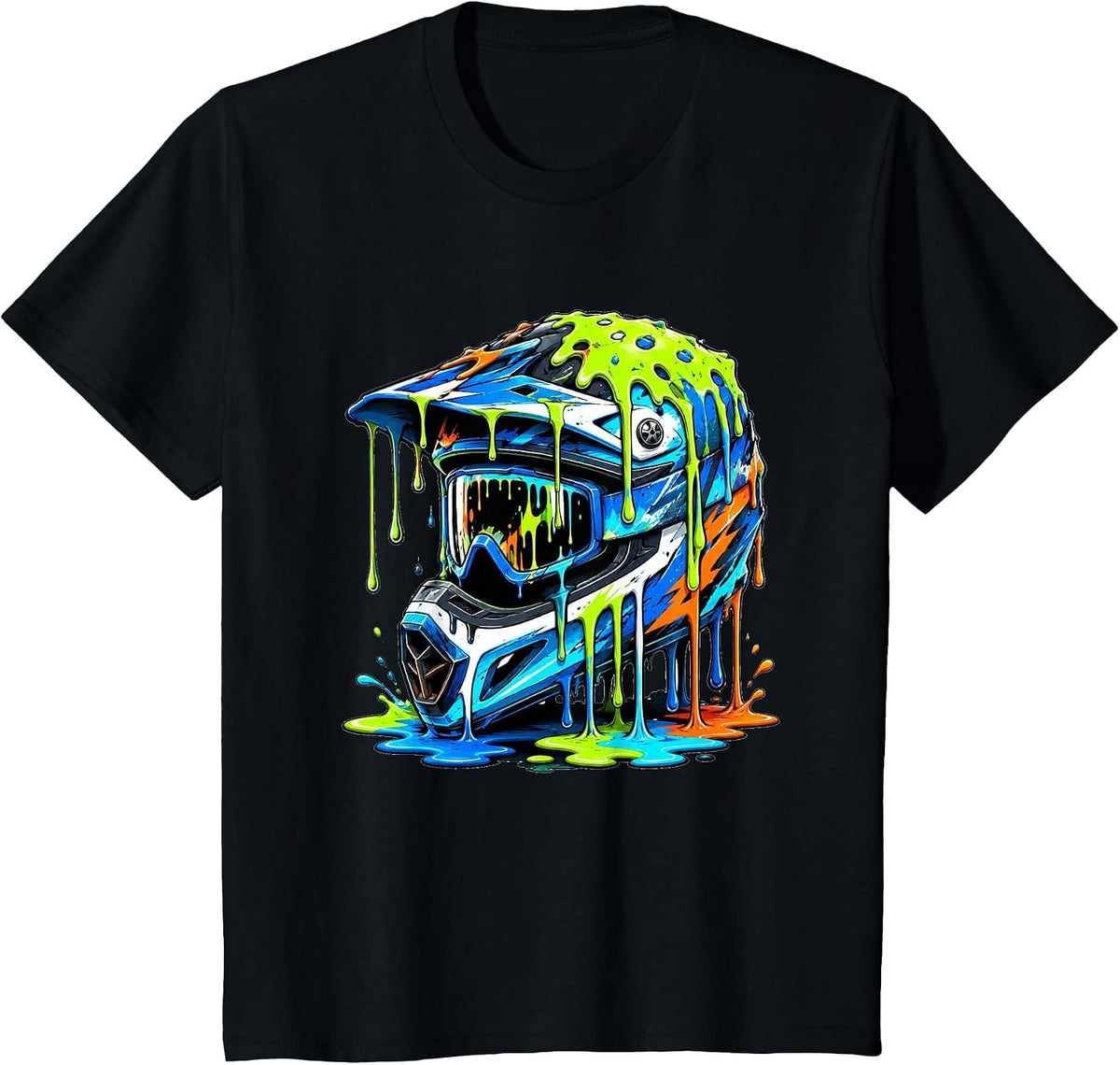 Dirt Bike Shirts for Men Boys Kids Gear Motocross Dirtbike T-Shirt - Black