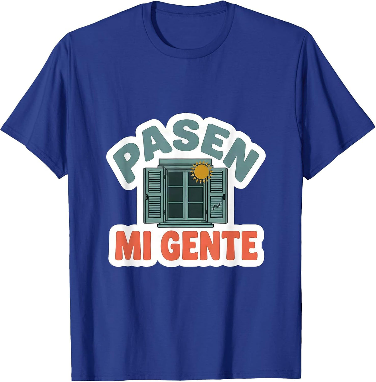 Pasen, Mi Gente Bilingual Spanish Teacher Classroom Pride T-Shirt - Royal Blue