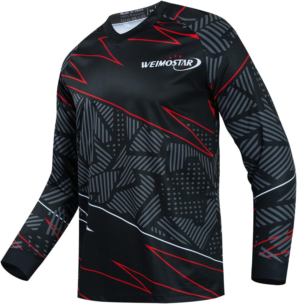 Men's Cycling Jersey Long Sleeve MTB T Shirt Mountain Bike Motorcycle - Cd9580-lj
