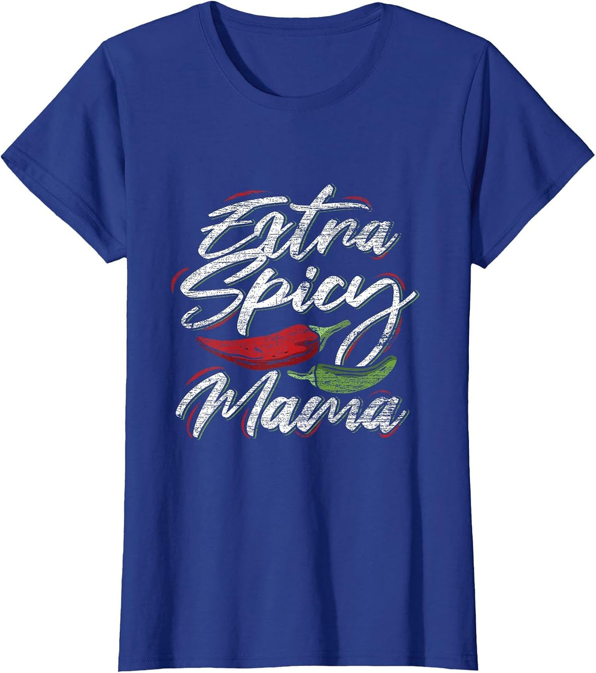 Extra Spicy Mama T-Shirt - Royal Blue