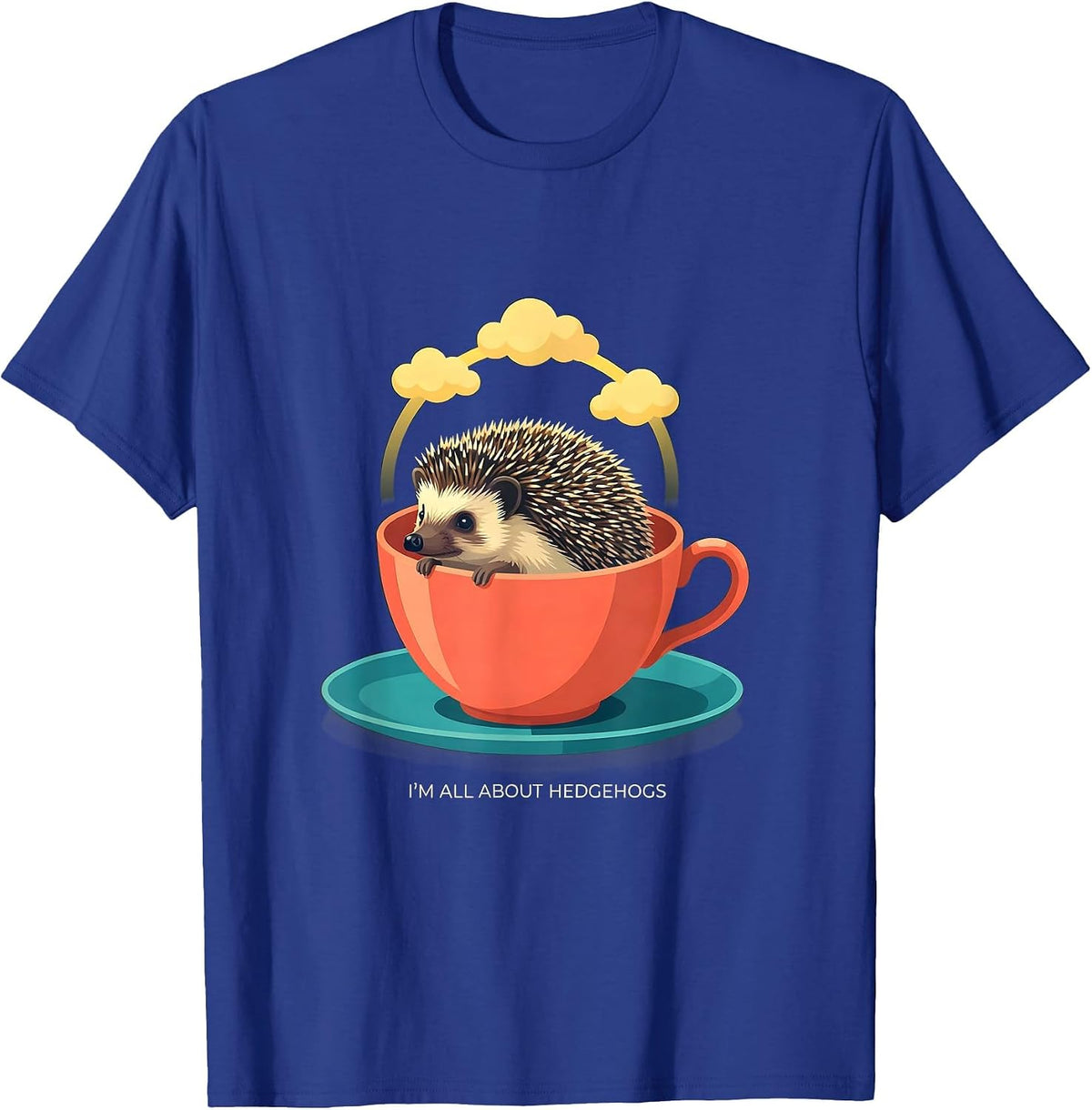 I'm All About Hedgehogs Cute Hedgehog Animal Lover Gift T-Shirt - Royal Blue