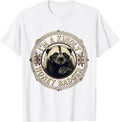 Men's I'm A Kindly Honey Badger Vintage Funny Animal Lover T-Shirt - White