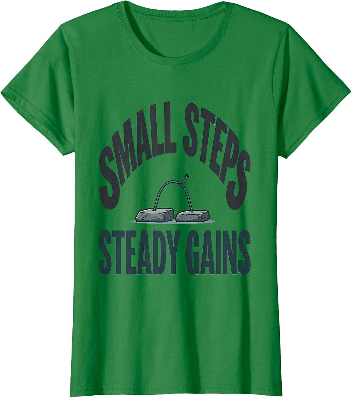 Women's Small Steps Steady Gains Occupational Therapy Physical T-Shirt - Kelly Green