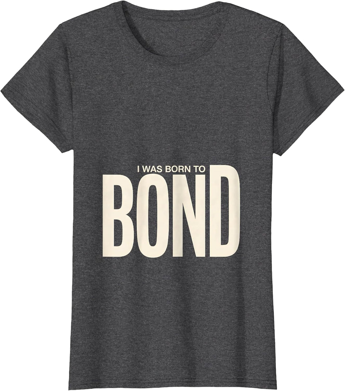 Women's I Was Born To Bond Funny Chemistry Science Teacher Gift T-Shirt - Dark Heather Grey