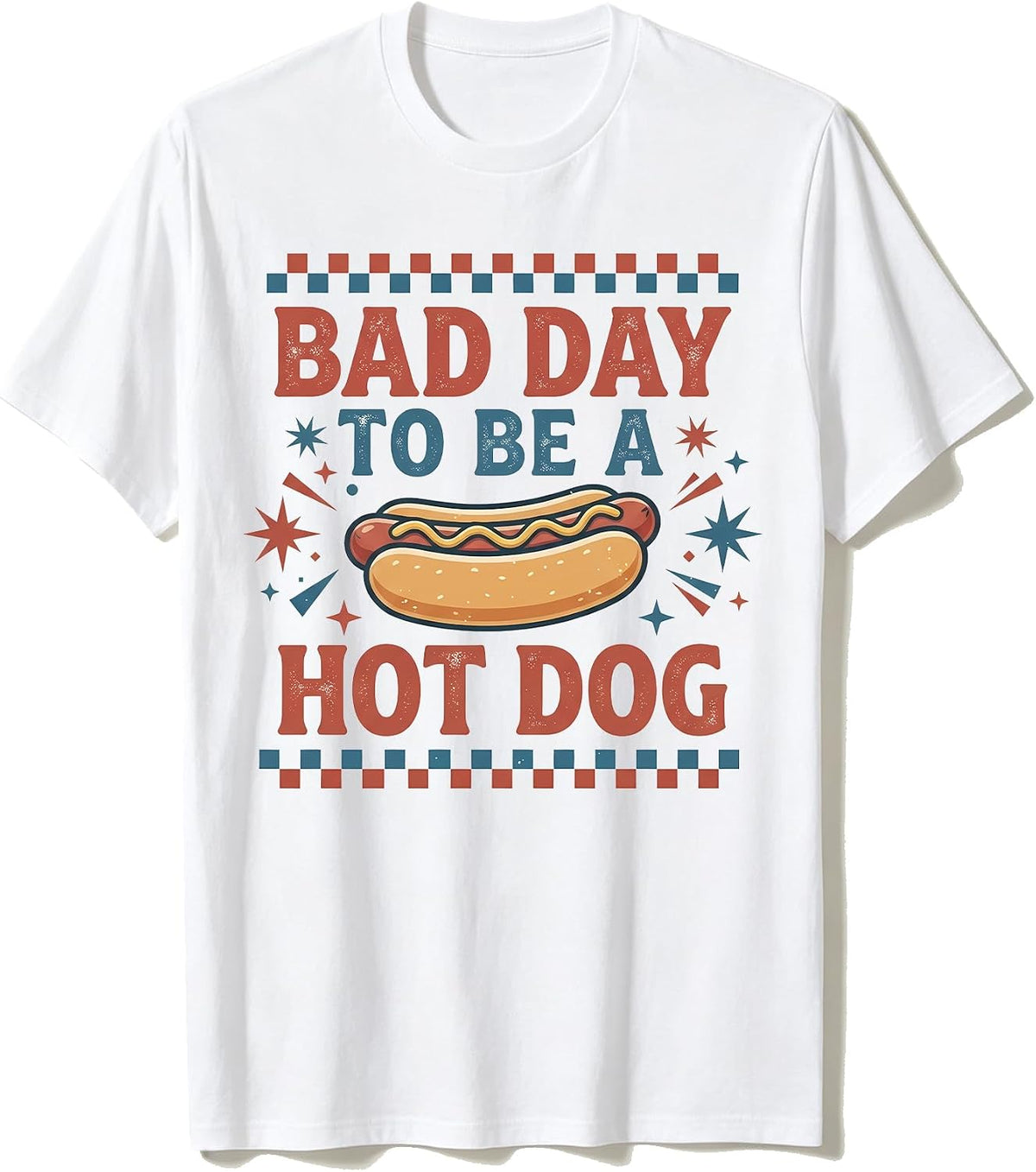 Bad Day to Be A Hot Dog Funny BBQ Grilling T-Shirt for Men Women - Color 01