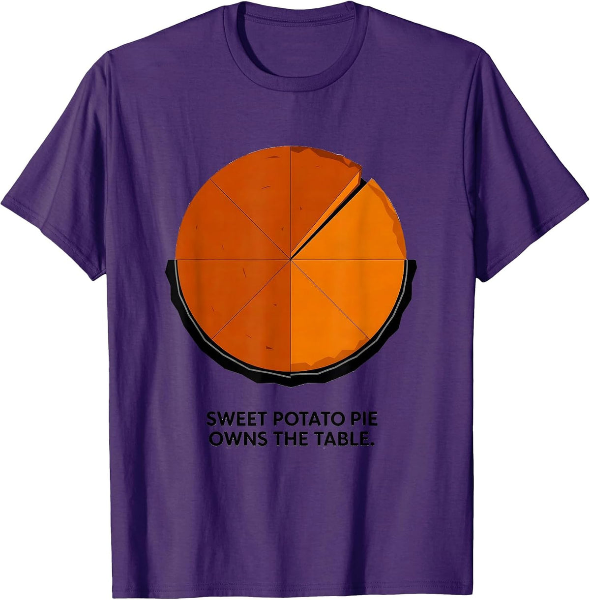 Sweet Potato Pie Owns The Table Bootleg 90's Rap Vintage T-Shirt - Purple