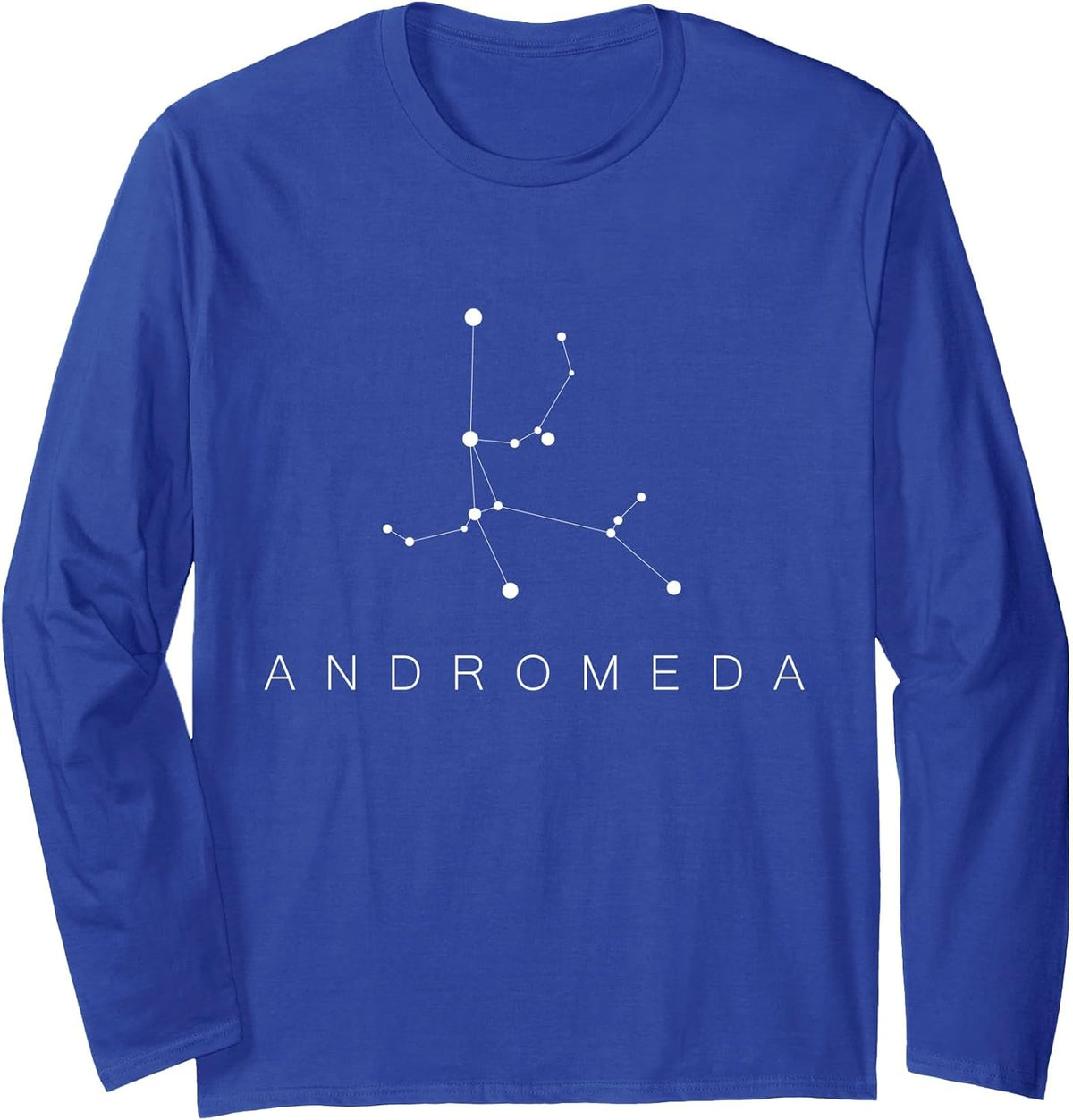 Andromeda Constellation Astronomy Astronomer Astrophysics Long Sleeve T-Shirt - Adult Unisex Royal Blue