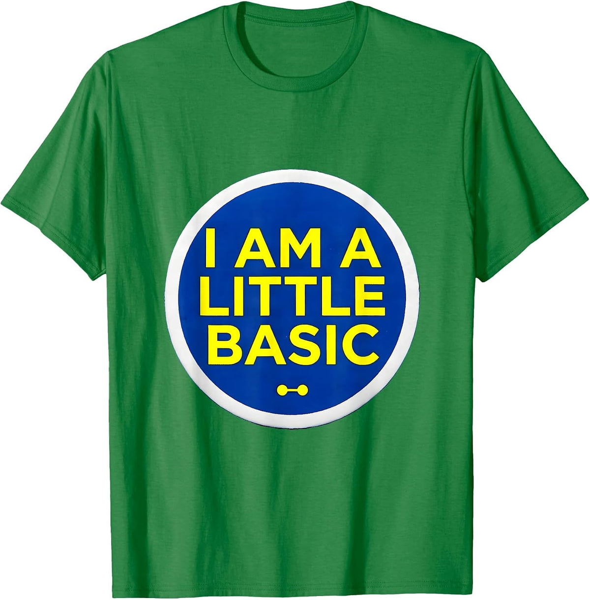 Men's I Am A Little Basic Funny Chemistry Nerd Humor Science Lover T-Shirt - Kelly Green