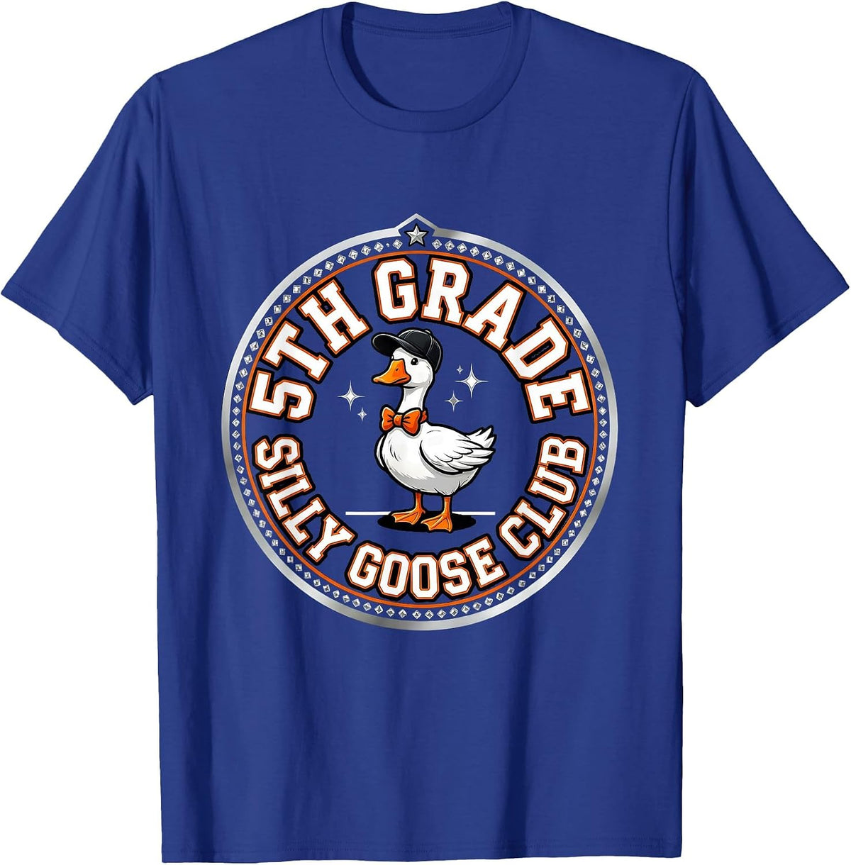 5th Grade Silly Goose Club Funny Teacher Back To School T-Shirt - Royal Blue